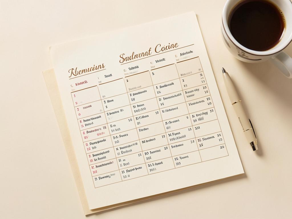 A calendar full of booked consultations